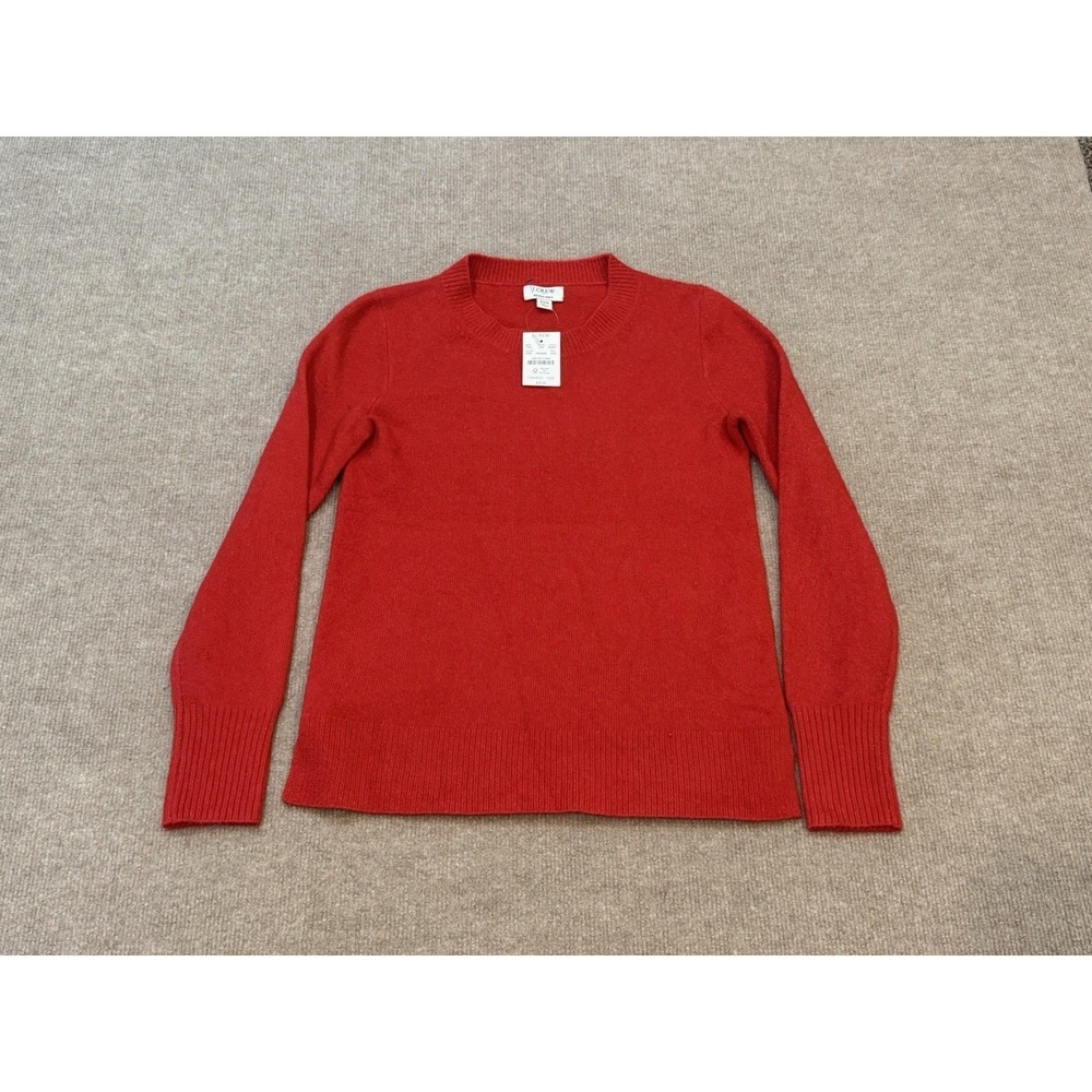J.Crew NWT Extra Soft Wool Blend Red Sweater XXS